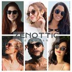 ZENOTTIC Vintage Round Polarized UV400 Sunglasses