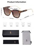 SOJOS Retro Square Polarized Sunglasses for Everyone
