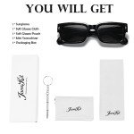 Trendy Black Square Sunglasses for All Styles