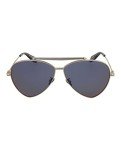 Alexander McQueen Gold Aviator Sunglasses - Dark Grey
