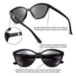 FEISEDY Women's Polarized Cat Eye Sunglasses
