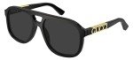 Gucci GG1188S Black/Grey Polarized Pilot Sunglasses