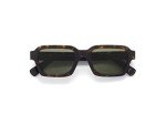 RETROSUPERFUTURE Women's Green Rectangular Sunglasses