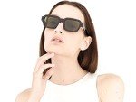 RETROSUPERFUTURE Women's Green Rectangular Sunglasses
