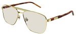 Gucci GG1164S Gold/Yellow Vintage Men's Sunglasses