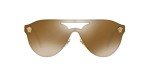 Versace Women's Gold Frame Sunglasses with Brown Lenses