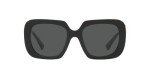 Versace Black Frame Women's Sunglasses, Dark Grey