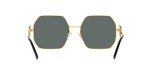 Versace Women's Gold Frame Sunglasses with Brown Lenses