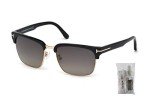 Tom Ford River Polarized Square Sunglasses + Eyewear Kit
