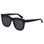 Saint Laurent Women's Black/Grey Oversized Sunglasses