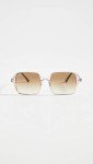 Ray-Ban Women's Square II Sunglasses - Brown Gradient