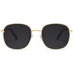 SOJOS Trendy Square Gold Sunglasses for All