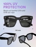 Oversized Retro Square Sunglasses for Women