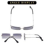 NIEEPA Fashion Rectangle Tinted Sunglasses for Everyone