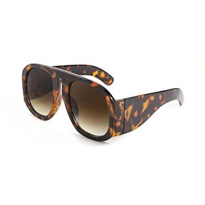 Retro Oversized Aviator Sunglasses for All Ages