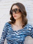 Retro Oversized Aviator Sunglasses for All Ages