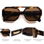 SOJOS Stylish Polarized Aviator Sunglasses for All
