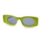 Unique Thick Mod Plastic Sunglasses for Women