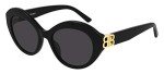 Balenciaga BB0133S Black & Grey Sunglasses