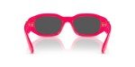 Versace Men’s Fuchsia Frame Sunglasses with Grey Lenses