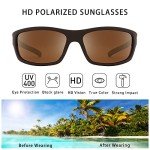 Polarized Sport Sunglasses for Men - 2 Pack