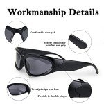 Trendy Y2K Wrap Around Sunglasses - 3 Pairs