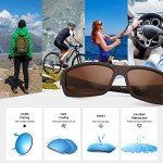 Polarized Sport Sunglasses for Men - 2 Pack