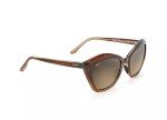 Maui Jim Lotus Polarized Cat Eye Sunglasses - Chocolate