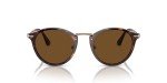 Persol PO3166S Gold Round Polarized Sunglasses 51mm