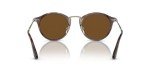Persol PO3166S Gold Round Polarized Sunglasses 51mm