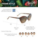 Maui Jim Lotus Polarized Cat Eye Sunglasses - Chocolate