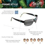 Maui Jim Polarized Black Coral Sunglasses - Large