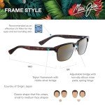Maui Jim Kawika Polarized Tortoise Sunglasses