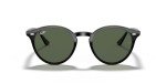 Ray-Ban RB2180 Round Black/Dark Green Sunglasses