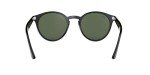 Ray-Ban RB2180 Round Black/Dark Green Sunglasses