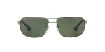 Ray-Ban RB3492 Gunmetal Polarized Rectangular Sunglasses