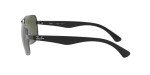 Ray-Ban RB3483 Gunmetal Square Polarized Sunglasses