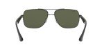 Ray-Ban RB3483 Gunmetal Square Polarized Sunglasses