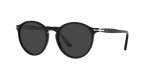 Persol PO3285S Black Polarized Round Sunglasses