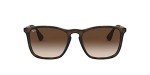 Ray-Ban Women's Chris Square Sunglasses, Rubber Havana