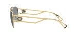 Versace Medusa Gold and Dark Grey Sunglasses
