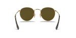 Ray-Ban Round Flat Lens Sunglasses, Gold/Blue 50mm
