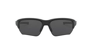 Oakley Flak Beta Rectangular Sunglasses - Matte Black/Grey