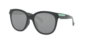 Oakley Women's Round Sunglasses in Carbon/Prizm Black