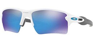 Oakley Flak 2.0 XL Men's Sunglasses, White/Sapphire