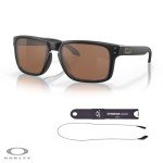 Oakley Holbrook Matte Black Square Sunglasses Bundle