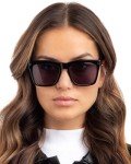 Illesteva Los Feliz Sunglasses in Black/Grey