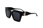 Jimmy Choo Eleni/G Crystal Sunglasses Black/Gold 53mm