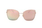 Jimmy Choo Alexis Rose Gold Pink Sunglasses