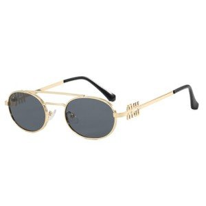Personalized Oval Metal Sunglasses for Every Adventure